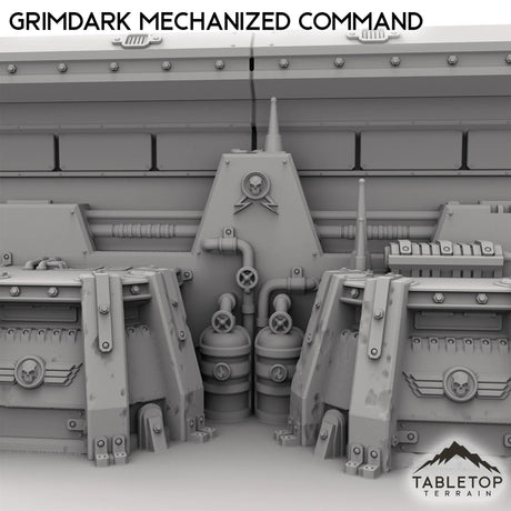 Tabletop Terrain Building Grimdark Mechanized Command