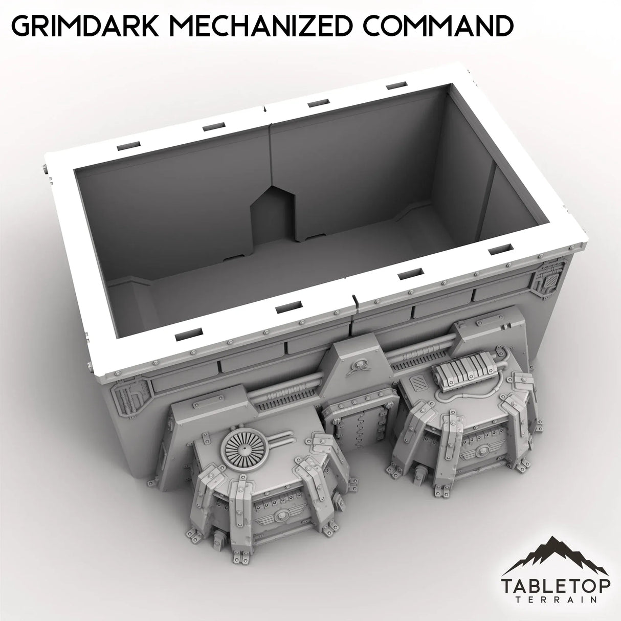 Tabletop Terrain Building Grimdark Mechanized Command