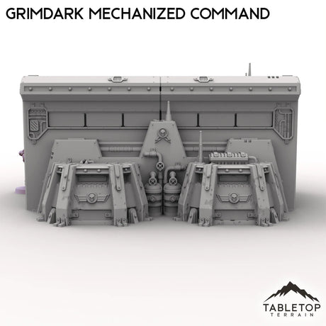 Tabletop Terrain Building Grimdark Mechanized Command