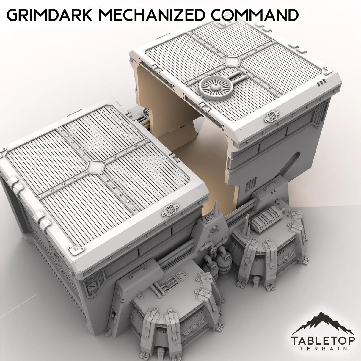 Tabletop Terrain Building Grimdark Mechanized Command