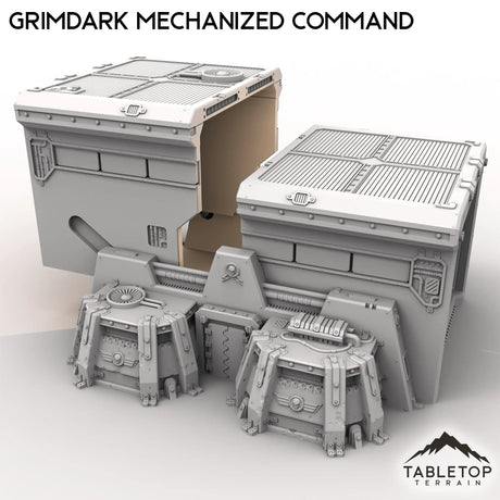 Tabletop Terrain Building Grimdark Mechanized Command