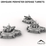 Tabletop Terrain Building Grimdark Perimeter Defense Turrets