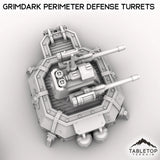 Tabletop Terrain Building Grimdark Perimeter Defense Turrets