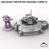Tabletop Terrain Building Grimdark Perimeter Defense Turrets