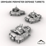 Tabletop Terrain Building Grimdark Perimeter Defense Turrets