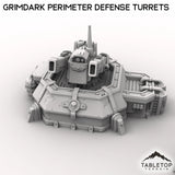 Tabletop Terrain Building Grimdark Perimeter Defense Turrets