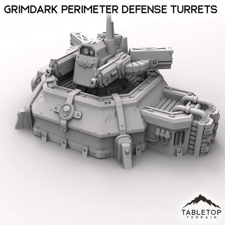 Tabletop Terrain Building Grimdark Perimeter Defense Turrets