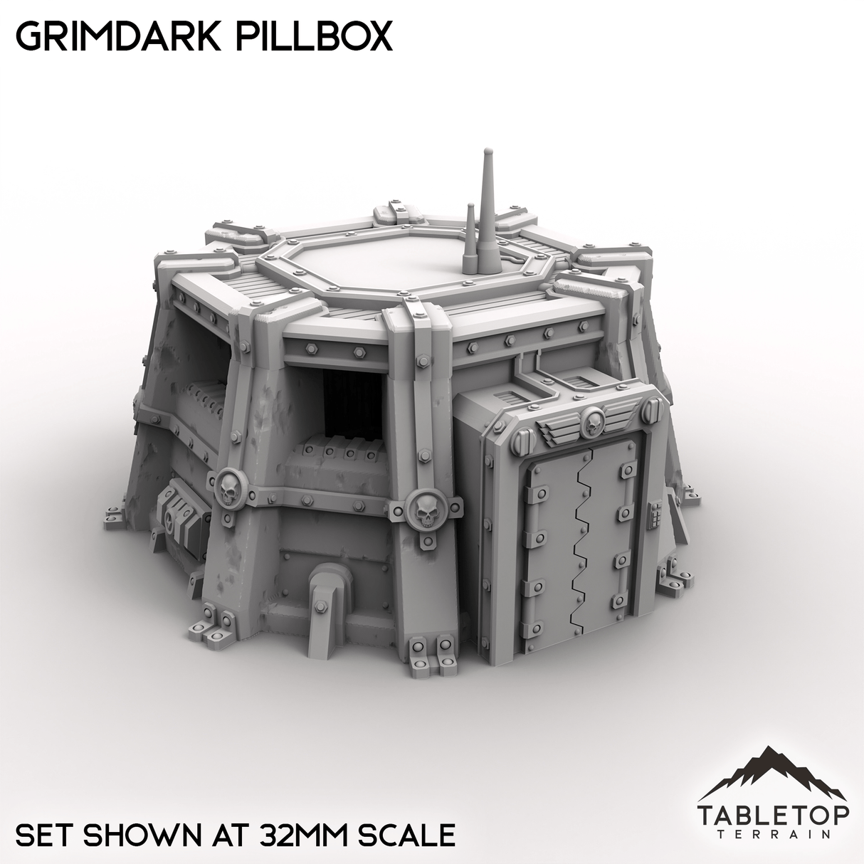 Tabletop Terrain Building Grimdark Pillbox