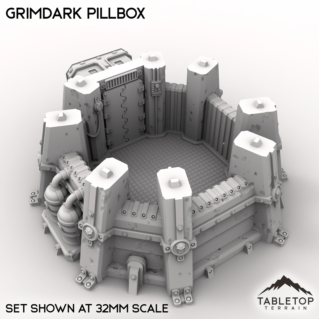 Tabletop Terrain Building Grimdark Pillbox