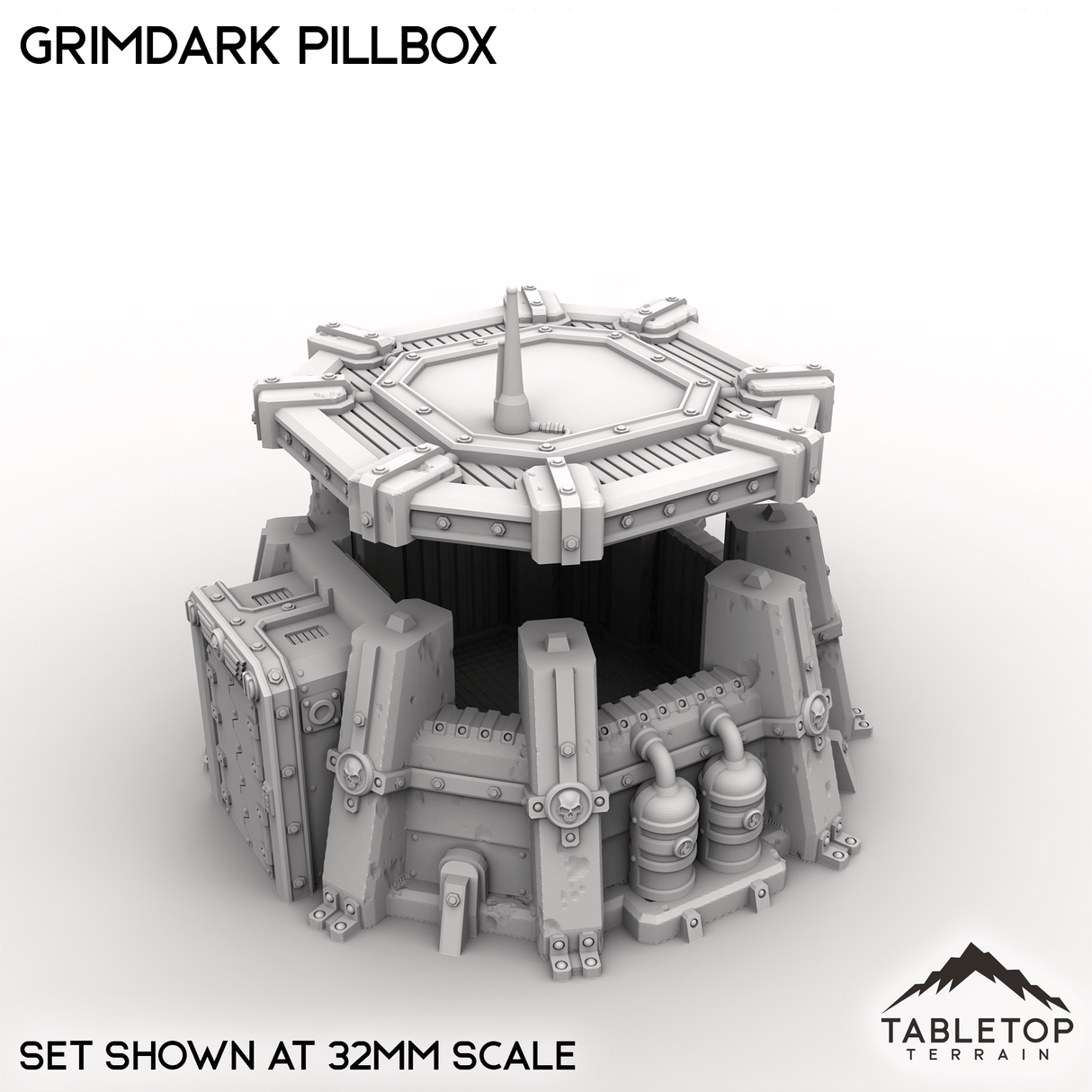 Tabletop Terrain Building Grimdark Pillbox