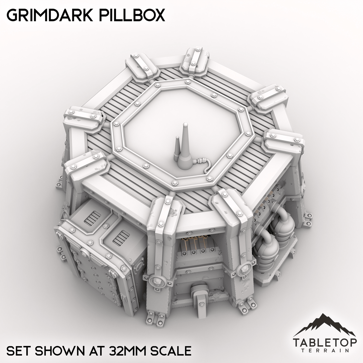 Tabletop Terrain Building Grimdark Pillbox