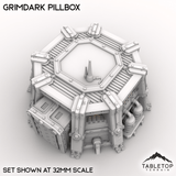 Tabletop Terrain Building Grimdark Pillbox