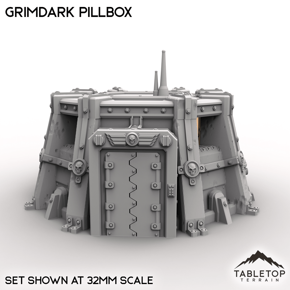 Tabletop Terrain Building Grimdark Pillbox
