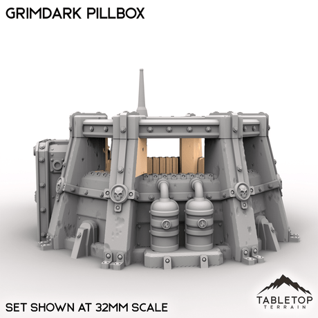 Tabletop Terrain Building Grimdark Pillbox