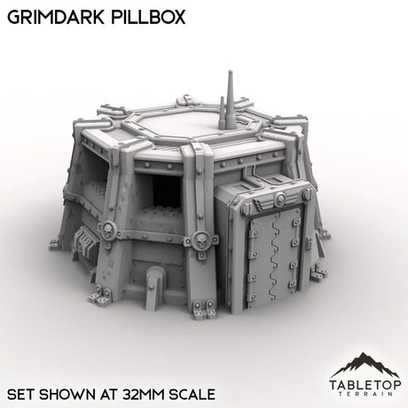Tabletop Terrain Building Grimdark Pillbox