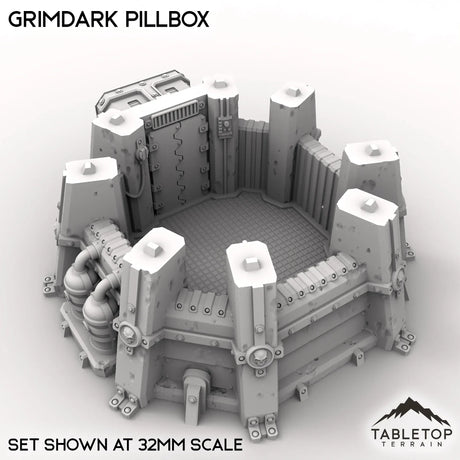 Tabletop Terrain Building Grimdark Pillbox