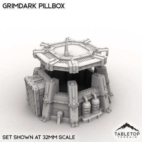 Tabletop Terrain Building Grimdark Pillbox