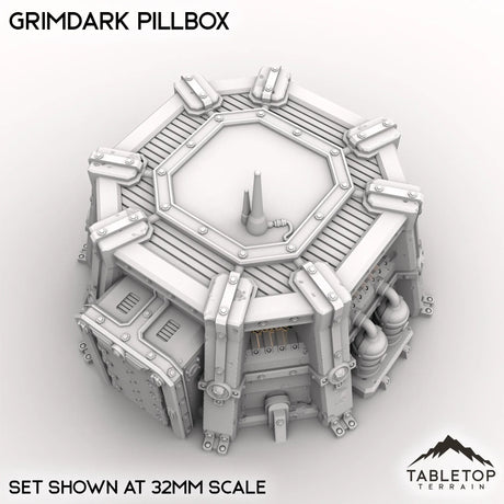 Tabletop Terrain Building Grimdark Pillbox