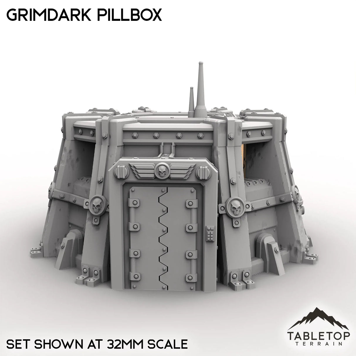 Tabletop Terrain Building Grimdark Pillbox