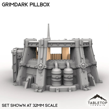 Tabletop Terrain Building Grimdark Pillbox