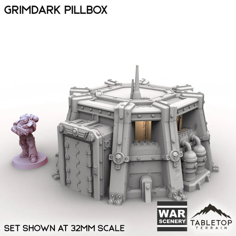Tabletop Terrain Building Grimdark Pillbox