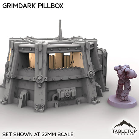 Tabletop Terrain Building Grimdark Pillbox