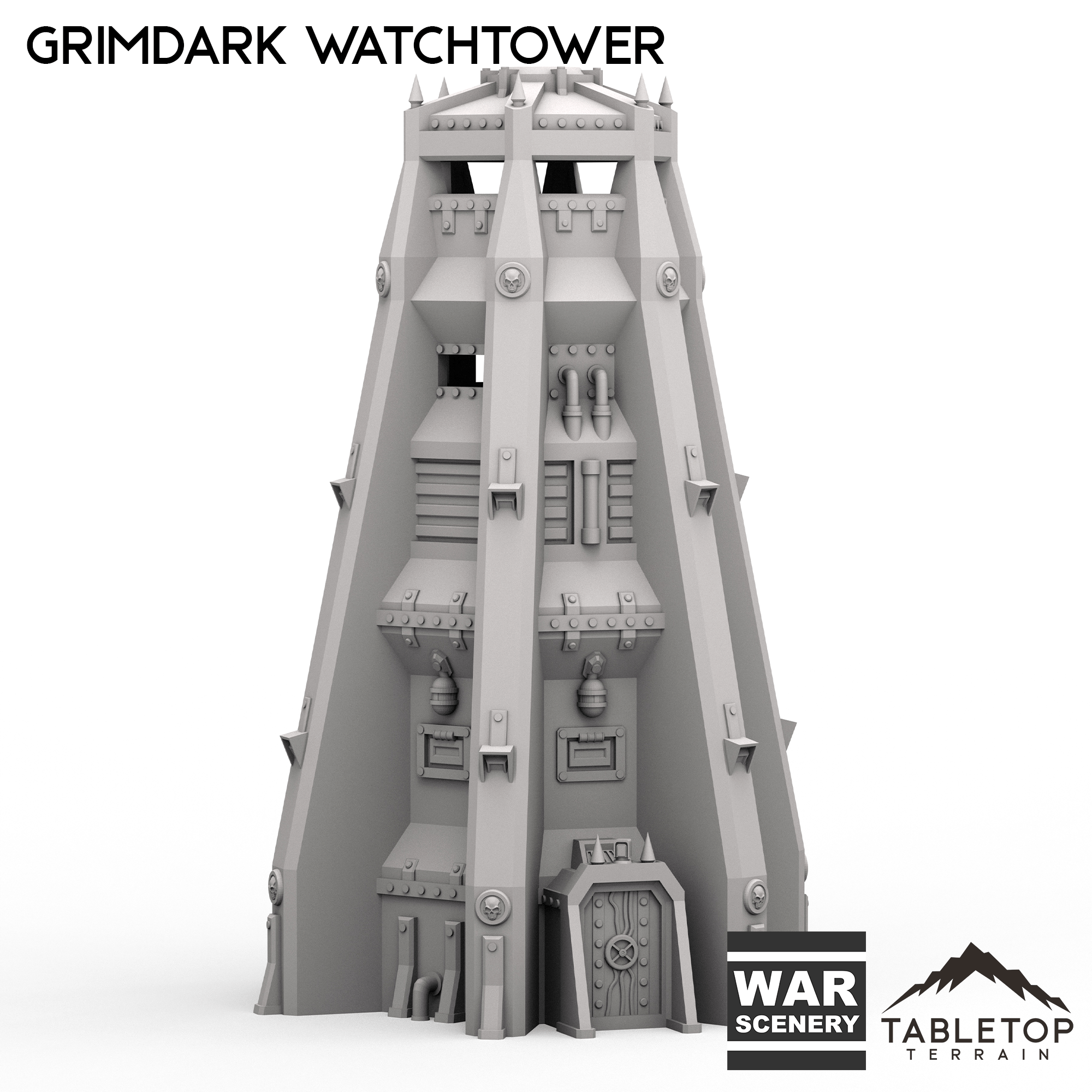 Grimdark Watchtower – Tabletop Terrain
