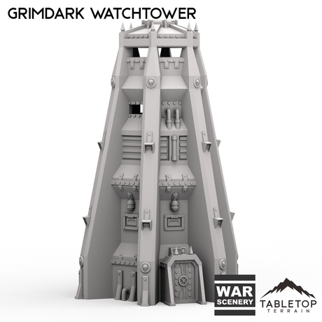 Tabletop Terrain Building Grimdark Watchtower