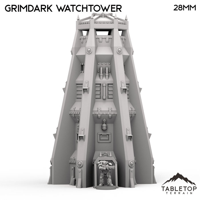 Tabletop Terrain Building Grimdark Watchtower