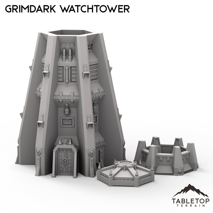 Tabletop Terrain Building Grimdark Watchtower