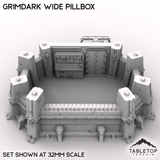 Tabletop Terrain Building Grimdark Wide Pillbox