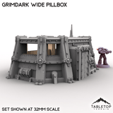 Tabletop Terrain Building Grimdark Wide Pillbox