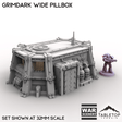 Tabletop Terrain Building Grimdark Wide Pillbox