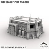 Tabletop Terrain Building Grimdark Wide Pillbox