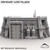 Tabletop Terrain Building Grimdark Wide Pillbox
