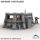 Tabletop Terrain Building Grimdark Wide Pillbox