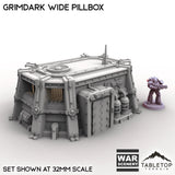 Tabletop Terrain Building Grimdark Wide Pillbox