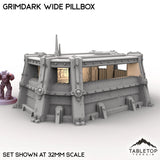 Tabletop Terrain Building Grimdark Wide Pillbox