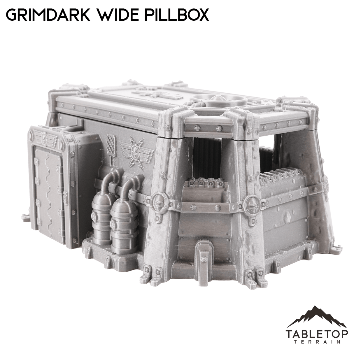 Tabletop Terrain Building Grimdark Wide Pillbox