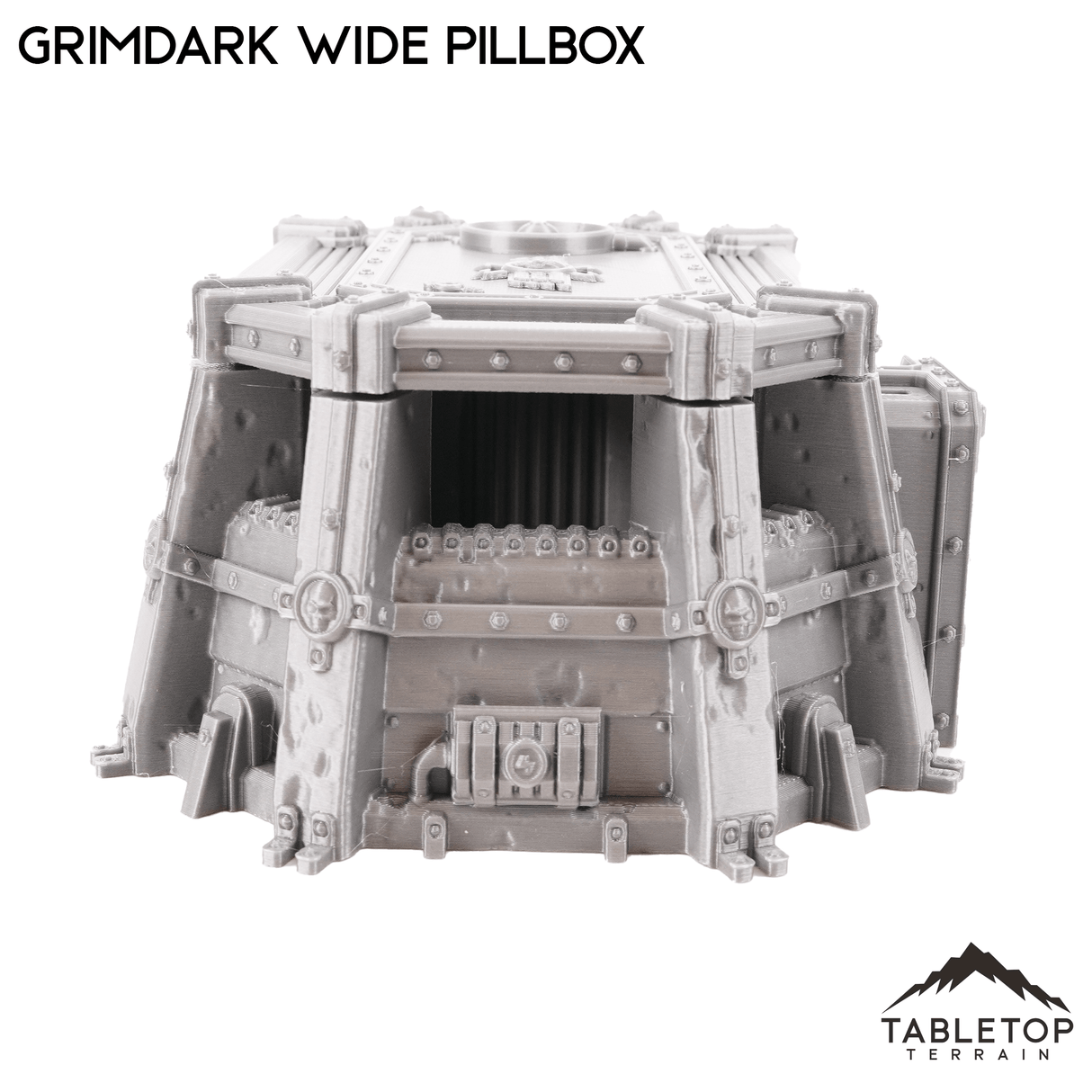 Tabletop Terrain Building Grimdark Wide Pillbox