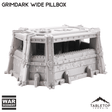 Tabletop Terrain Building Grimdark Wide Pillbox