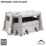 Tabletop Terrain Building Grimdark Wide Pillbox