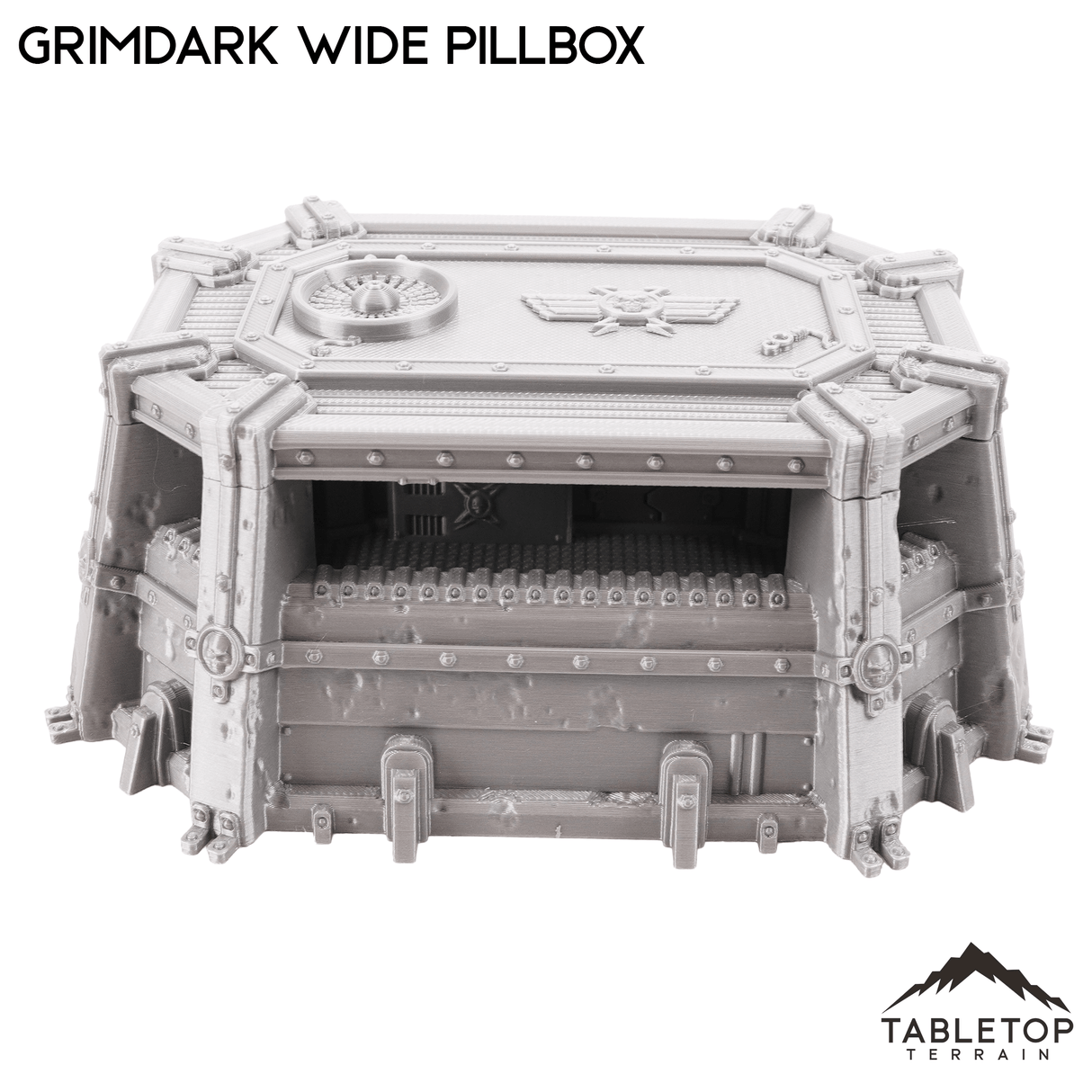 Tabletop Terrain Building Grimdark Wide Pillbox