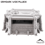 Tabletop Terrain Building Grimdark Wide Pillbox