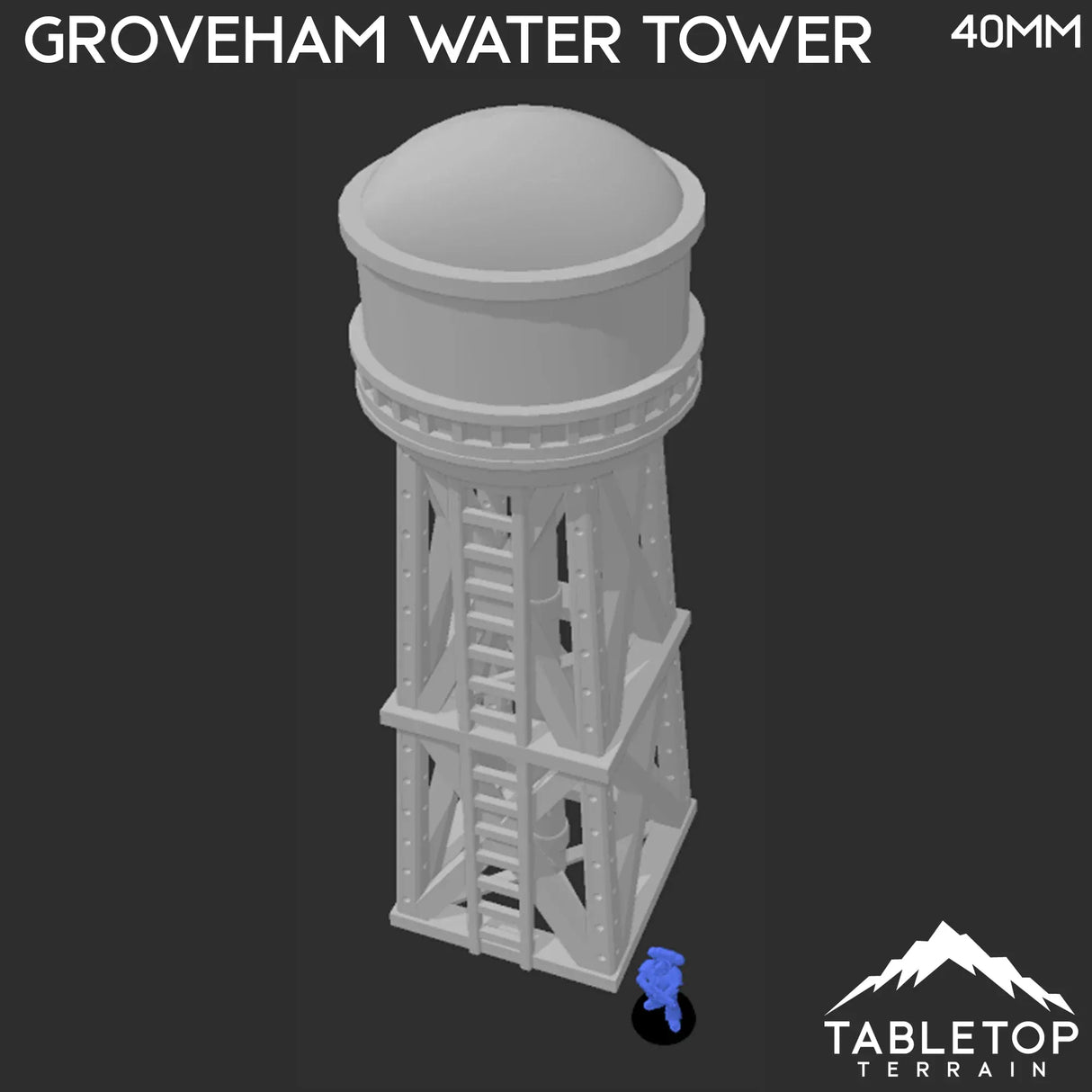 Tabletop Terrain Building Groveham Water Tower