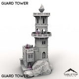 Tabletop Terrain Building Guard Tower / 32mm Guard Tower