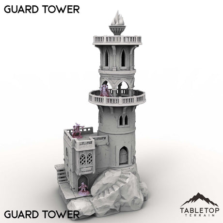 Tabletop Terrain Building Guard Tower / 32mm Guard Tower