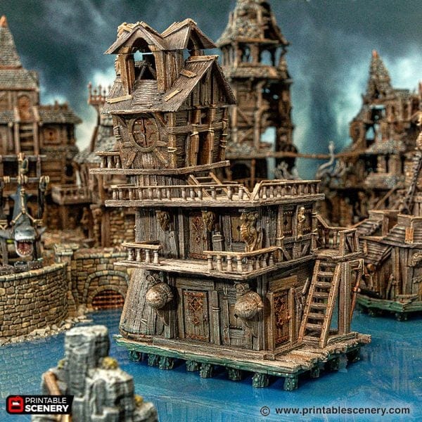 Tabletop Terrain Building Gunners Rickety Roost