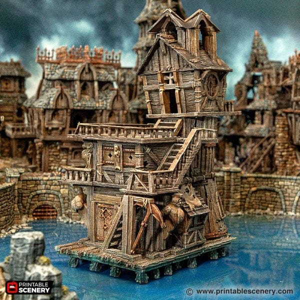 Tabletop Terrain Building Gunners Rickety Roost