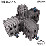 Tabletop Terrain Building Hab Block A - Augusta, The Holy City